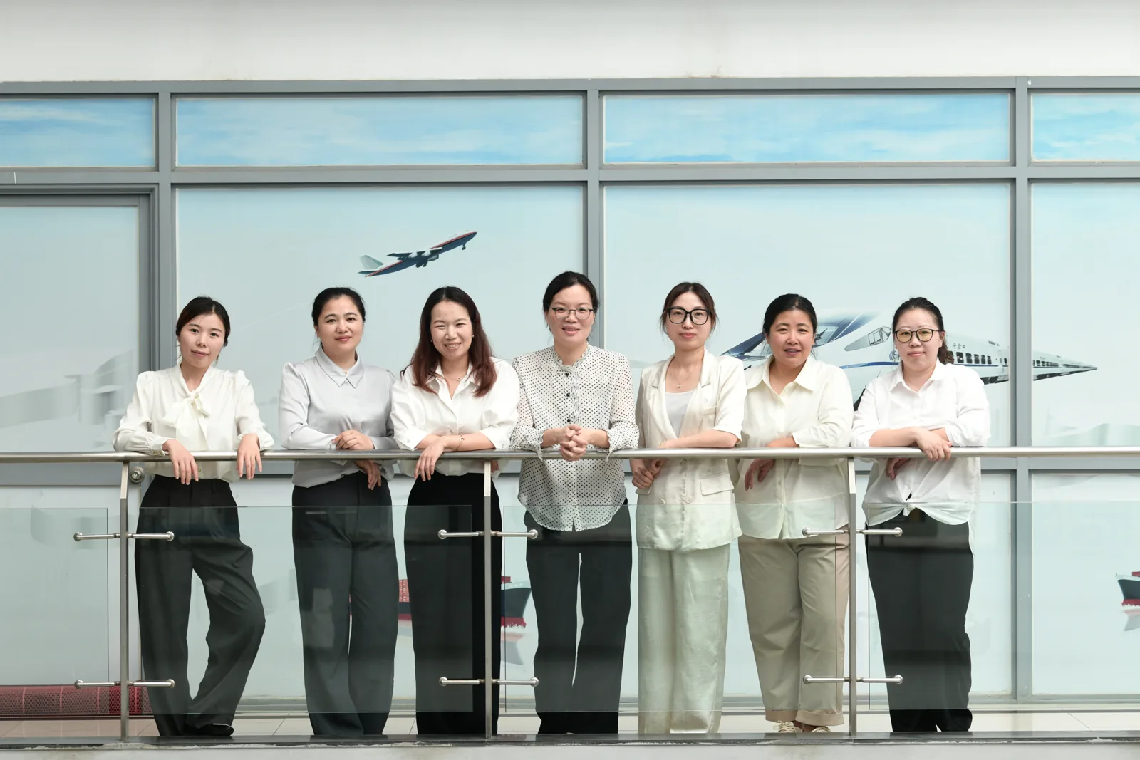 The Sinospect procurement and quality-control team at its Ningbo office, China